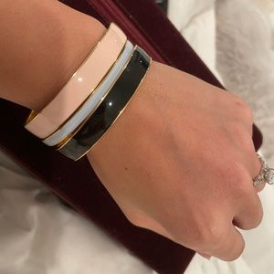 J. Crew set of 3 enameled bangles